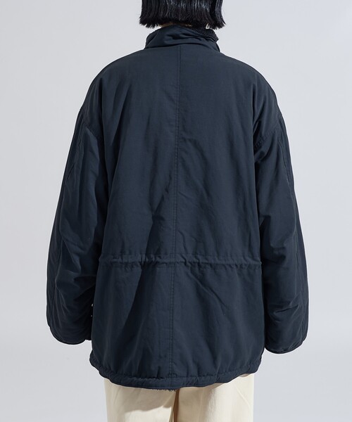 Human 2nd Occasion リバーシブル　ボアフリースコート　アウター Human 2nd Occasion リバーシブルボアフリースコートアウター