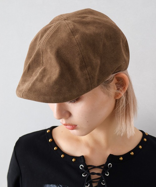 SpRay（スプレイ） 帽子 キャスケット スウェードキャスケット