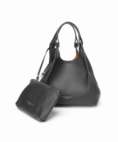 【GIANNI CHIARINI】Dua レザー ショルダーバッグ IENA ショルダーバッグ バッグ GIANNI CHIARINI/ジャン二