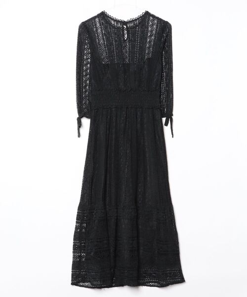 WILLSELECTION（ウィルセレクション） レース7分袖ワンピース M