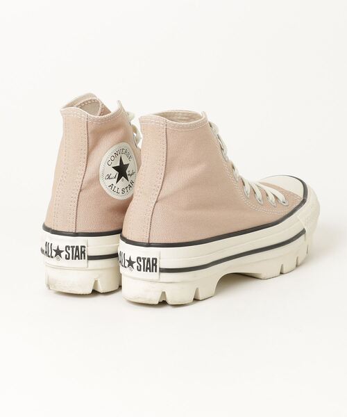 「CONVERSE ALL STAR」 ハイカットスニーカー 4.5 ベージュ メンズ_画像2