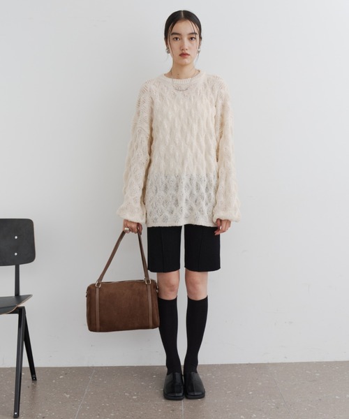 DFFUR. ボストンバッグ 2WAYスエードボストンバッグ レディース