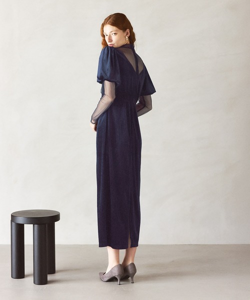 DAZZY（デイジー） ドレス 「darial」lame velvet dress ラメ ベロア