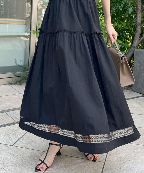 「Futier land」 フレアスカート FREE ホワイト レディース_画像2