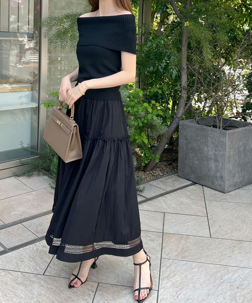 「Futier land」 フレアスカート FREE ホワイト レディース_画像3