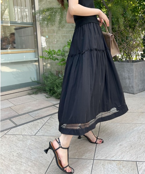 「Futier land」 フレアスカート FREE ホワイト レディース_画像5