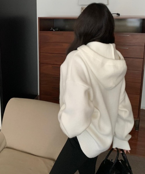 パーカー ビッグロゴニットパーカー レディース | LACーVERT | 13