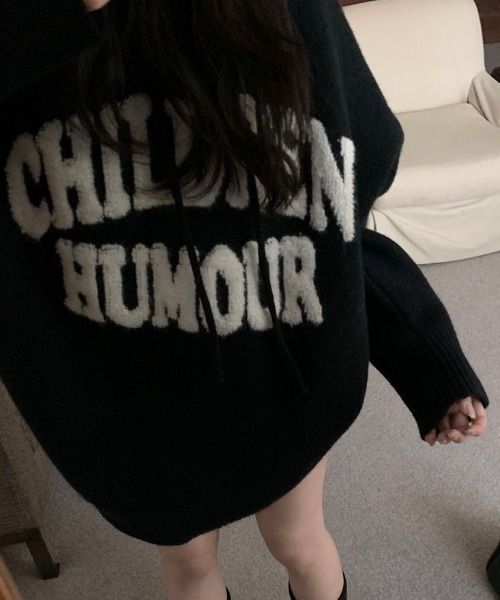 パーカー ビッグロゴニットパーカー レディース | LACーVERT | 23