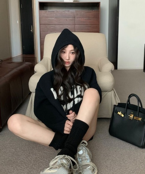 パーカー ビッグロゴニットパーカー レディース | LACーVERT | 20