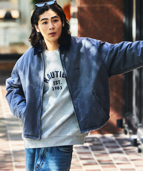 NAUTICA（ノーティカ） ブルゾン アウター 中綿 ガーメントダイ