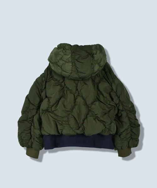 OMMO（オーエムエムオー） コート アウター SHIRRING LAYERED DOWN CT