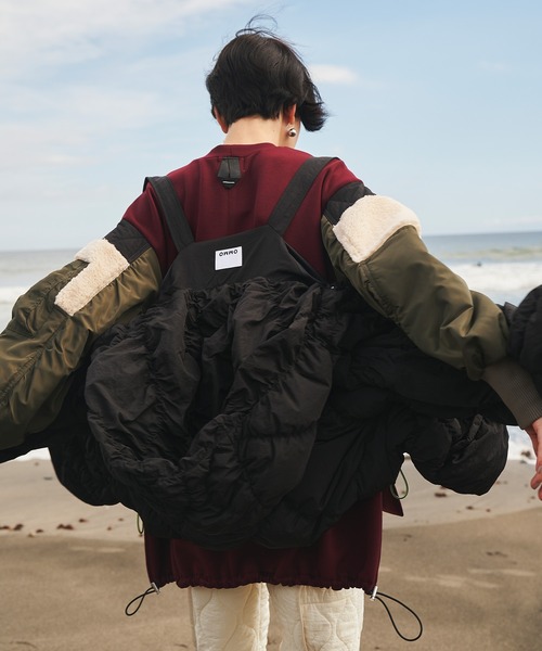 OMMO（オーエムエムオー） コート アウター SHIRRING LAYERED DOWN CT