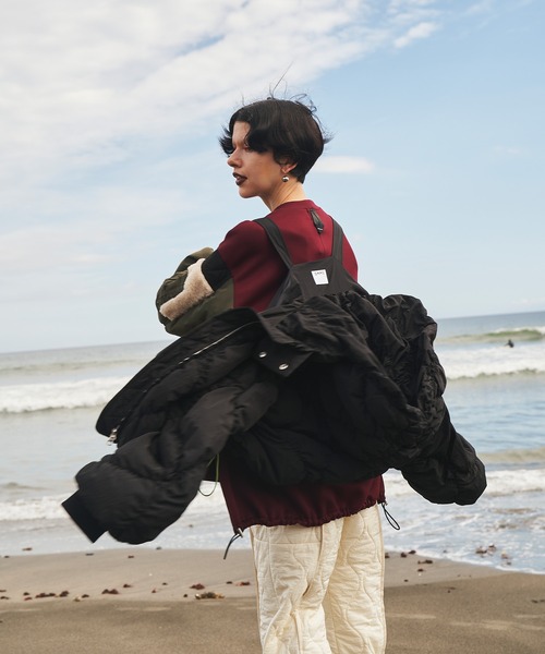 OMMO（オーエムエムオー） コート アウター SHIRRING LAYERED DOWN CT