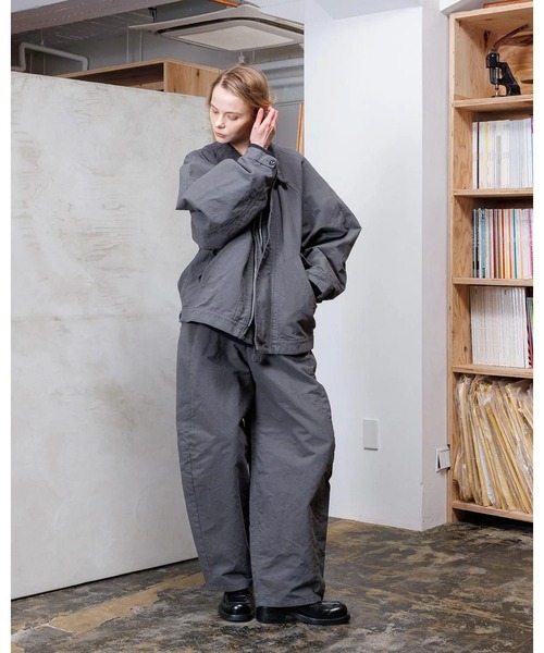 VOAAOV（ヴォアーブ） パンツ DOUBLE FACE GARMENT DYE Tapered Pants