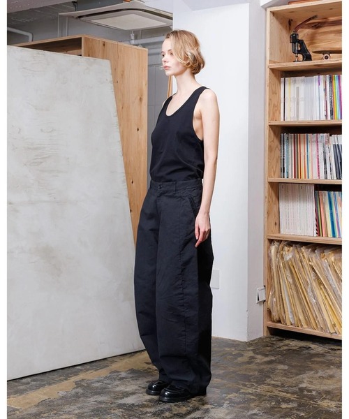 VOAAOV（ヴォアーブ） パンツ DOUBLE FACE GARMENT DYE Tapered Pants