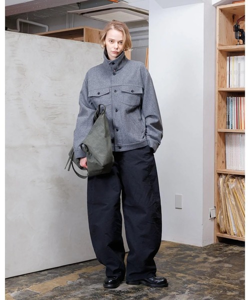 VOAAOV（ヴォアーブ） パンツ DOUBLE FACE GARMENT DYE Tapered Pants