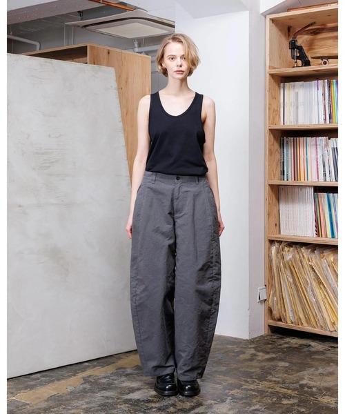 VOAAOV（ヴォアーブ） パンツ DOUBLE FACE GARMENT DYE Tapered Pants