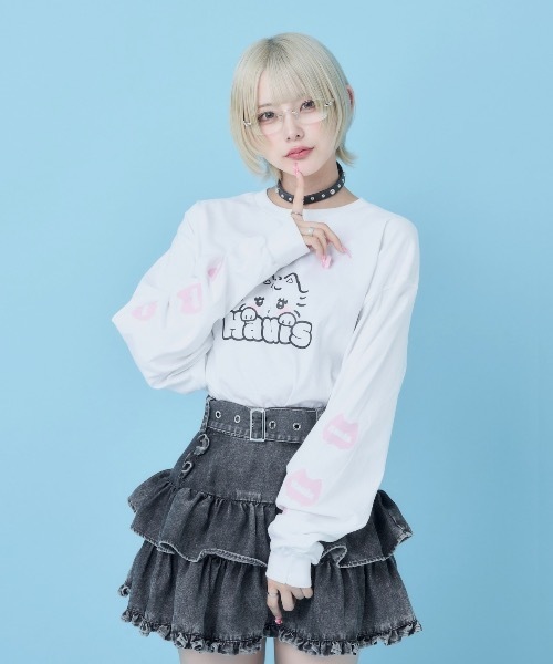 Hauls tシャツ ドドーン！BIGロンTEE レディース メンズ : ZOZOTOWN