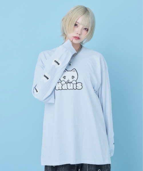 Hauls tシャツ ドドーン！BIGロンTEE レディース メンズ : ZOZOTOWN