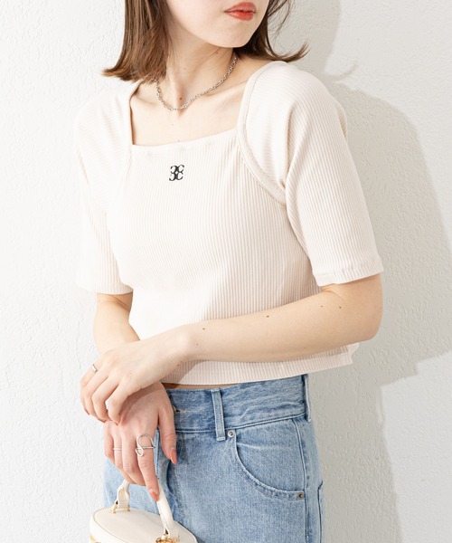 「Chico」 半袖カットソー FREE ピンク レディース_画像3