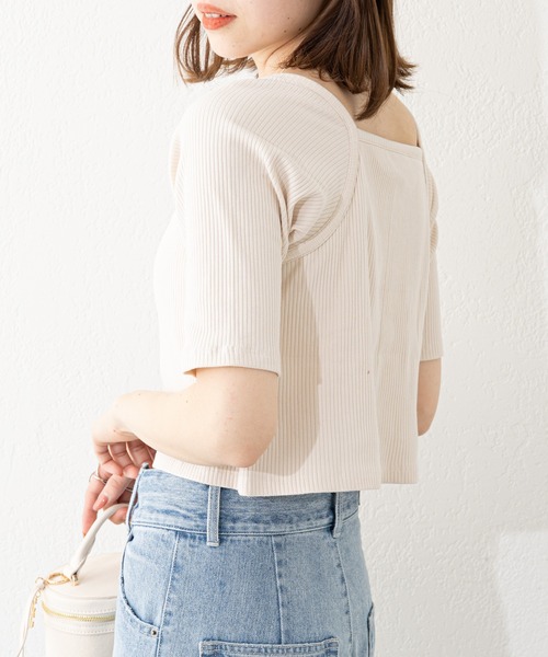 「Chico」 半袖カットソー FREE ピンク レディース_画像4