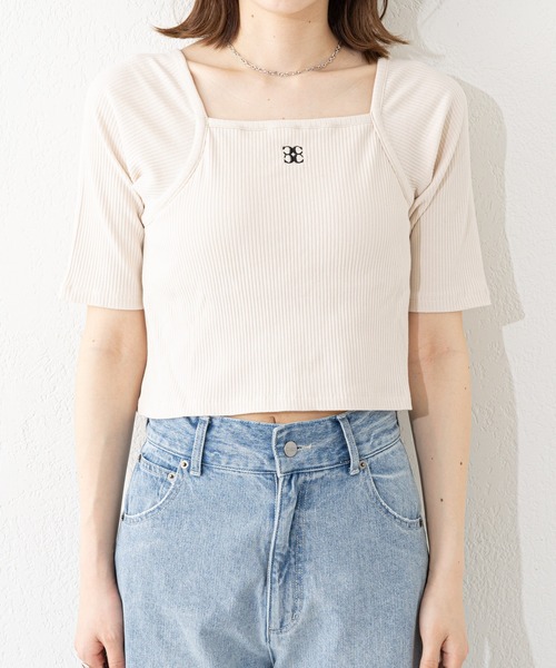 「Chico」 半袖カットソー FREE ピンク レディース_画像8