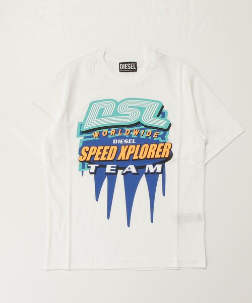 「DIESEL KIDS」 「KIDS」半袖Tシャツ 16Y ブラック キッズ_画像5