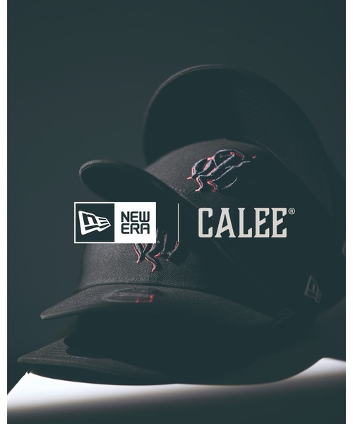 CALEE（キャリー） 「NEW ERA」キャップ FREE ブラック メンズ