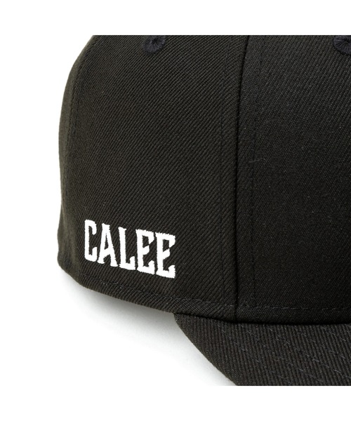 CALEE（キャリー） 「NEW ERA」キャップ FREE ブラック メンズ