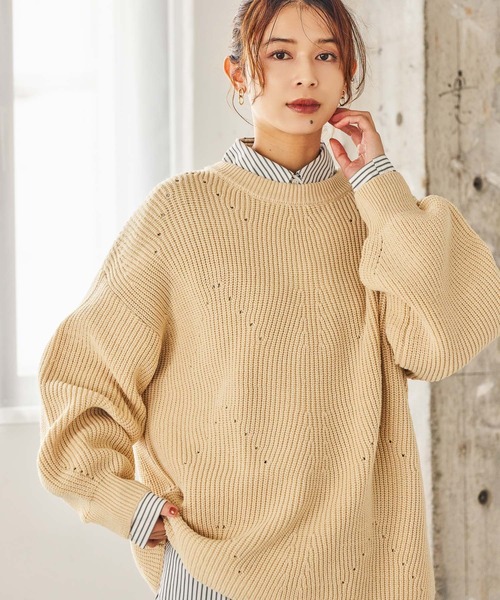 studio CLIP（スタディオクリップ） ニット セーター 7ゲージふわかる