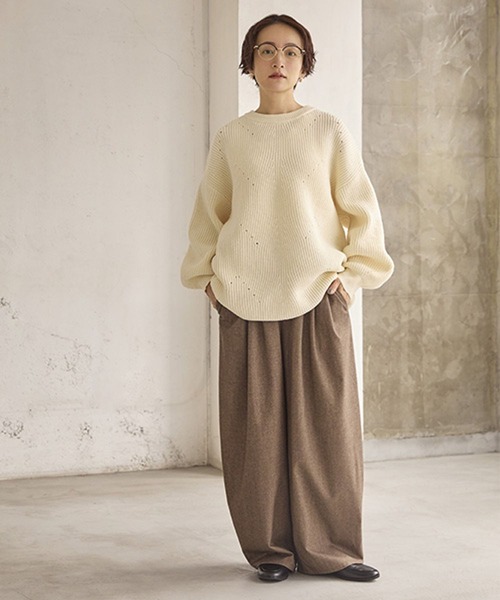 studio CLIP（スタディオクリップ） ニット セーター 7ゲージふわかる