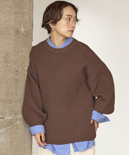 studio CLIP（スタディオクリップ） ニット セーター 7ゲージふわかる