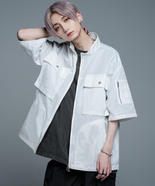 「ADRER」 ナイロンブルゾン SMALL ブラック メンズ_画像2