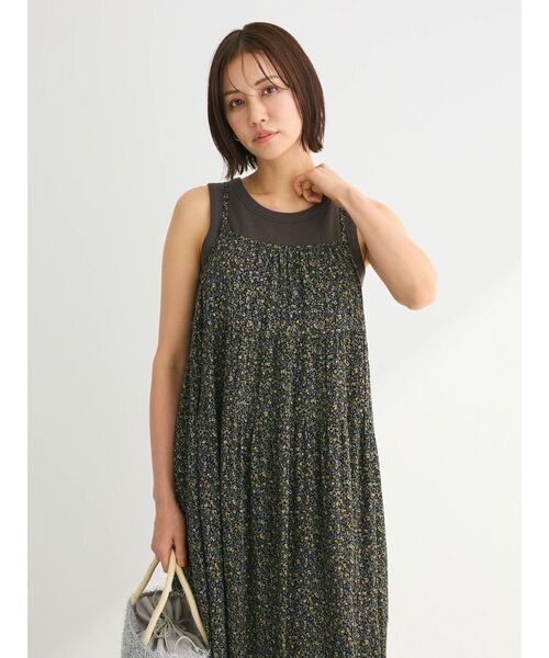 「Green Parks」 「chocol raffine robe」キャミソールワンピース FREE ブルー レディース_画像5
