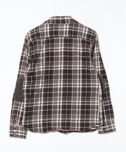 「roial」 長袖シャツ MEDIUM ブラウン メンズ_画像2