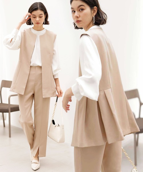 GeeRA（ジーラ） セットアップ X-LARGE ベージュ レディース