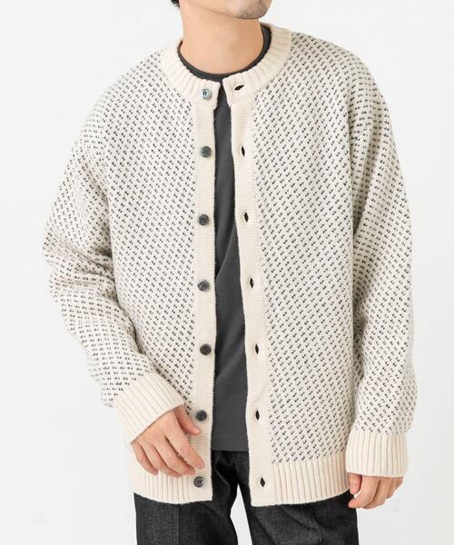 「URBAN RESEARCH ROSSO MEN」 ニットカーディガン X-LARGE ネイビー メンズ_画像6