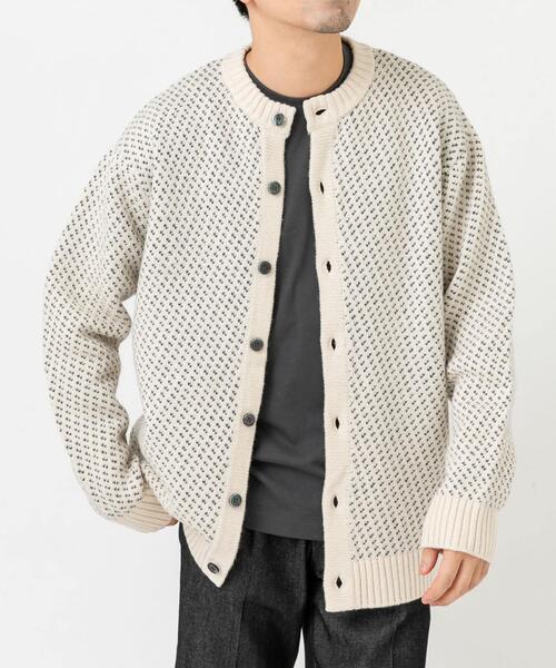 「URBAN RESEARCH ROSSO MEN」 ニットカーディガン X-LARGE ネイビー メンズ_画像7