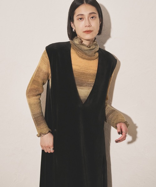 「Audrey and John Wad」 タートルネックニット FREE グリーン レディース_画像6