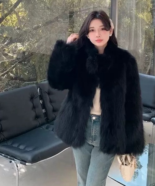 コート アウター もこもこ フェイクファー レディース : ZOZOTOWN