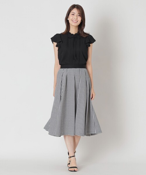 「TO BE CHIC」 ノースリーブブラウス 40 ブラック レディース_画像3
