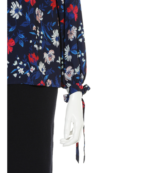 「Mila Owen」 長袖ブラウス 0 ブルー レディース_画像6