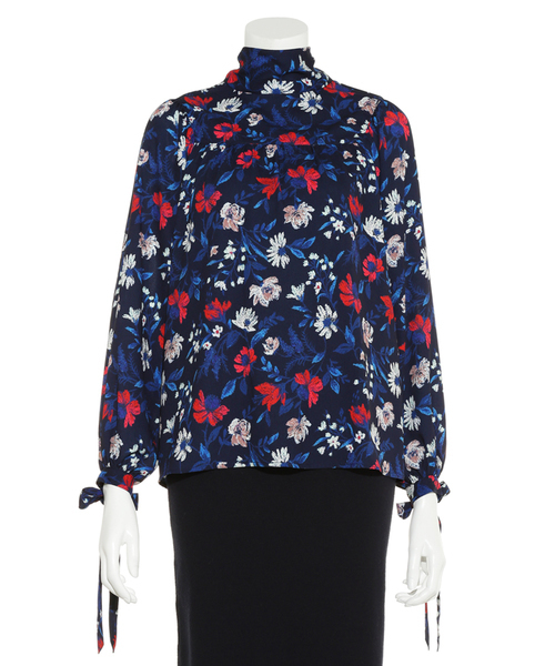 「Mila Owen」 長袖ブラウス 0 ブルー レディース_画像7