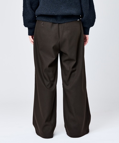 WETTEMPT スラックス FLANNEL WIDE 2 TUCK SLACKS / フランネルワイド