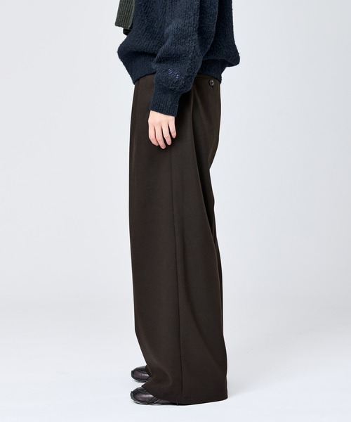WETTEMPT スラックス FLANNEL WIDE 2 TUCK SLACKS / フランネルワイド