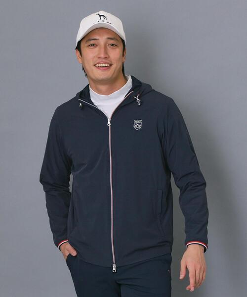 ブルゾン アウター 「ADABAT NAVY」撥水ナイロンジップフーディ メンズ_8