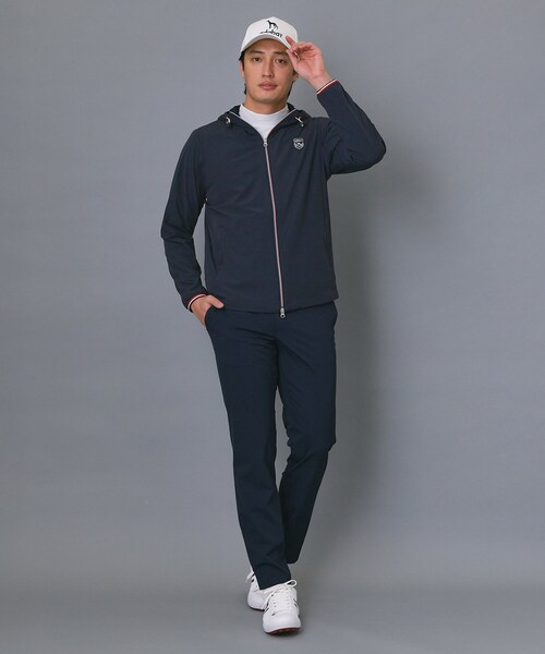 ブルゾン アウター 「ADABAT NAVY」撥水ナイロンジップフーディ メンズ_10