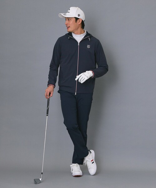 ブルゾン アウター 「ADABAT NAVY」撥水ナイロンジップフーディ メンズ_11