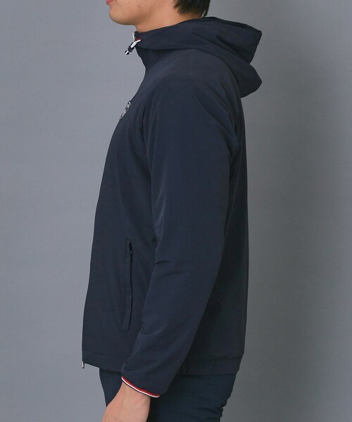 ブルゾン アウター 「ADABAT NAVY」撥水ナイロンジップフーディ メンズ_15