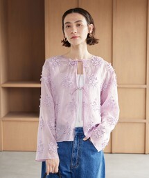 UNITED ARROWSエンブロイダリーカラー 2WAY ブラウス BEAUTY＆YOUTH UNITED ARROWS ブラウス シャツ 夏 セルロースナイロン